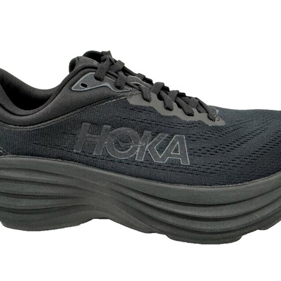 HOKA Men's Bondi8 WIDE Running Shoes Sneaker 1127953 BLACK WIDE SIZES - Picture 10 of 11